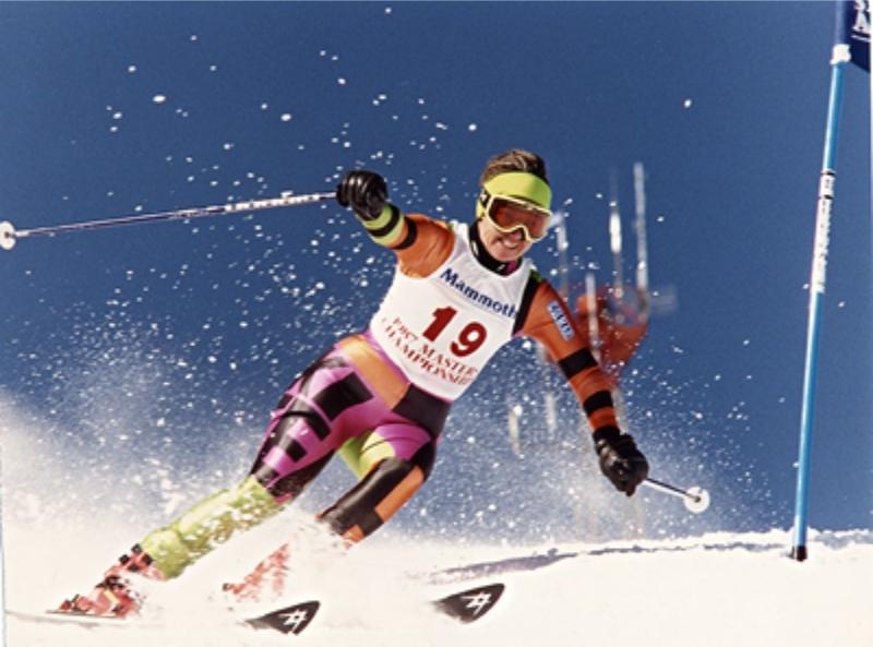 Eddy Ancinas competitive ski racing in the 1960s