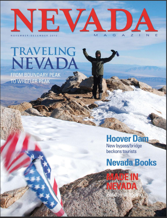 Nevada Magazine, November-December, 2010 cover